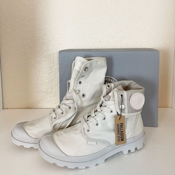 Palladium Men’s ‘Baggy’ sneaker Boots - Vapor/Metal - M8/W9.5 - Picture 6 of 16